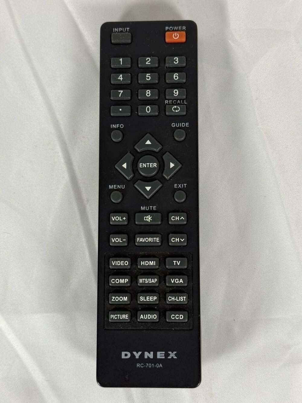 Dynex TV Remote Control